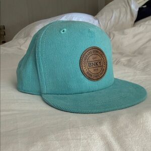 BNKY Turquoise Corduroy Kids Snapback Hat